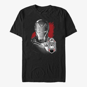 Queens Marvel Iron Man - Ironman Tag Unisex T-Shirt Black