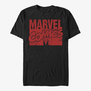 Queens Marvel - LOGO DISTRESSED Men's T-Shirt Black