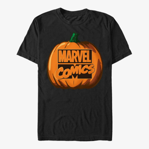 Queens Marvel - Logo Pumpkin Unisex T-Shirt Black