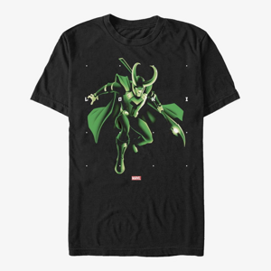 Queens Marvel - Loki Shapes Unisex T-Shirt Black