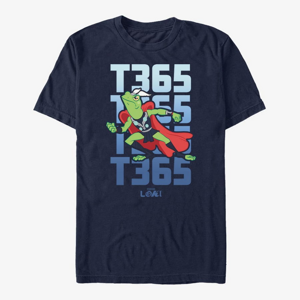 Queens Marvel Loki - Throg Text Stack Unisex T-Shirt Navy Blue