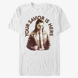 Queens Marvel Loki - Your Savior Is Here Unisex T-Shirt White