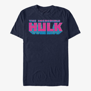 Queens Marvel - Neon Hulk Men's T-Shirt Navy Blue
