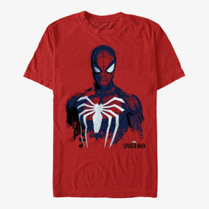 Queens Marvel - Painted Spidy Men's T-Shirt Red