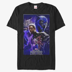 Queens Marvel - Panther Light Men's T-Shirt Black