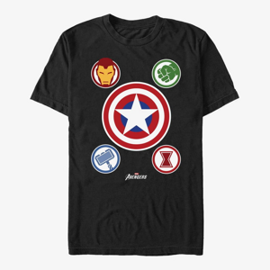 Queens Marvel - Shield Club Unisex T-Shirt Black