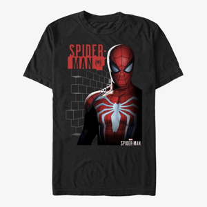 Queens Marvel - Spider Bricks Unisex T-Shirt Black