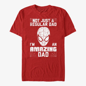 Queens Marvel Spider-Man Classic - Amazing Dad Man Unisex T-Shirt Red