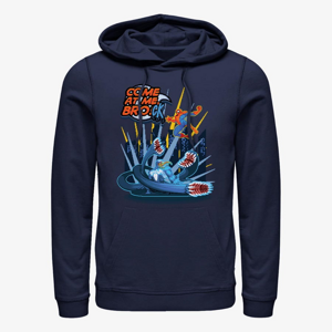 Queens Marvel Spider-Man Classic - Come At Me Brock Unisex Hoodie Navy Blue