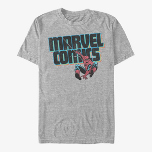 Queens Marvel Spider-Man Classic - MARVEL COMICS Men's T-Shirt Heather Grey
