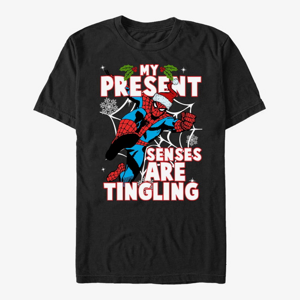 Queens Marvel Spider-Man Classic - Present Senses Unisex T-Shirt Black