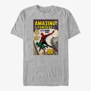 Queens Marvel Spider-Man Classic - Spidey Comic Cover Unisex T-Shirt Heather Grey