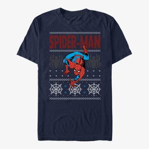 Queens Marvel Spider-Man Classic - Ugly Spidey Unisex T-Shirt Navy Blue