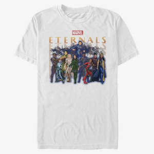 Queens Marvel The Eternals - ETERNALS GROUP REPEATING Unisex T-Shirt White