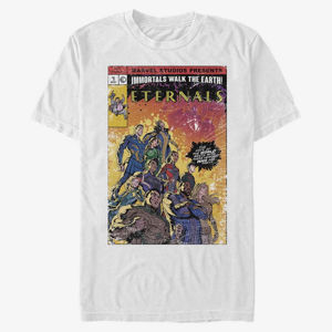 Queens Marvel The Eternals - VINTAGE STYLE COMIC COVER Unisex T-Shirt White