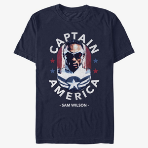 Queens Marvel The Falcon and the Winter Soldier - Caps Inspiration Unisex T-Shirt Navy Blue
