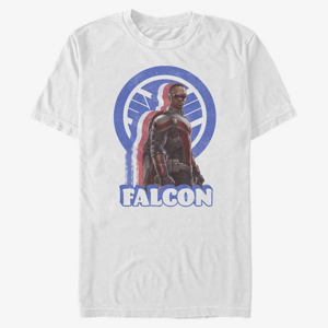 Queens Marvel The Falcon and the Winter Soldier - Distressed Falcon Unisex T-Shirt White