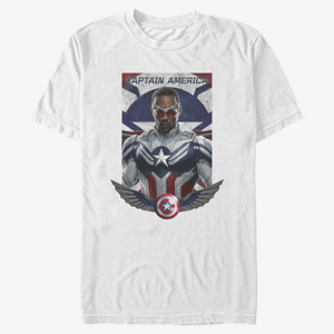Queens Marvel The Falcon and the Winter Soldier - Falcon In Flight Unisex T-Shirt White