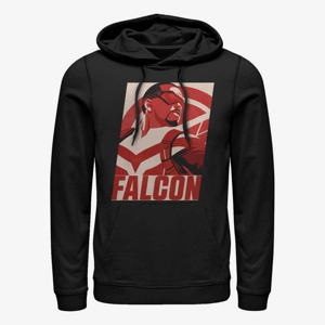 Queens Marvel The Falcon and the Winter Soldier - Falcon Poster Unisex Hoodie Black