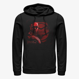 Queens Marvel The Falcon and the Winter Soldier - Falcon Profile Unisex Hoodie Black