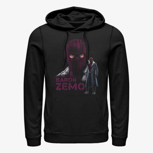 Queens Marvel The Falcon and the Winter Soldier - Masked Zemo Unisex Hoodie Black