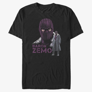 Queens Marvel The Falcon and the Winter Soldier - Masked Zemo Unisex T-Shirt Black