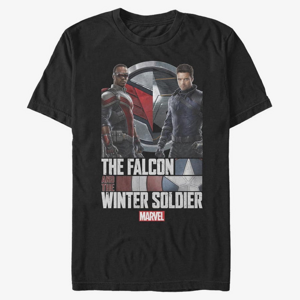 Queens Marvel The Falcon and the Winter Soldier - Photo Real Unisex T-Shirt Black