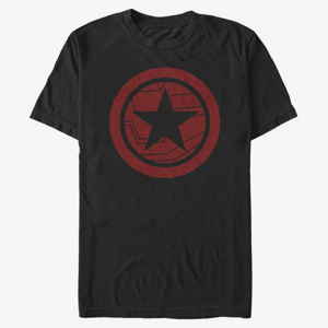 Queens Marvel The Falcon and the Winter Soldier - Red Shield Unisex T-Shirt Black