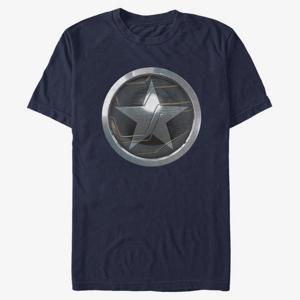 Queens Marvel The Falcon and the Winter Soldier - Soldier Logo Unisex T-Shirt Navy Blue