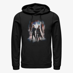 Queens Marvel The Falcon and the Winter Soldier - Team Poster Unisex Hoodie Black