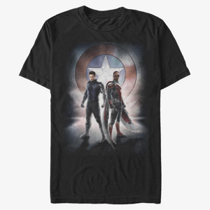 Queens Marvel The Falcon and the Winter Soldier - Team Poster Unisex T-Shirt Black