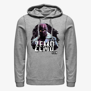 Queens Marvel The Falcon and the Winter Soldier - Underworldly Heir Unisex Hoodie Heather Grey