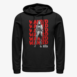 Queens Marvel The Falcon and the Winter Soldier - WANTED REPEATING RED Unisex Hoodie Black