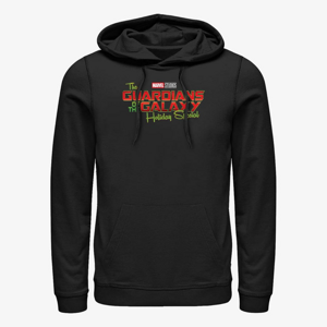 Queens Marvel The Guardians of the Galaxy Holiday Special - Holiday Logo Unisex Hoodie Black