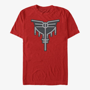 Queens Marvel Thor: Love and Thunder - Silver Symbol Unisex T-Shirt Red