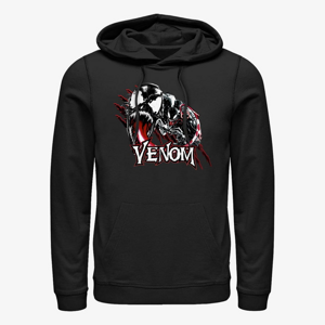Queens Marvel - Venom Badge Unisex Hoodie Black