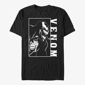 Queens Marvel - Venom Profile Block Unisex T-Shirt Black