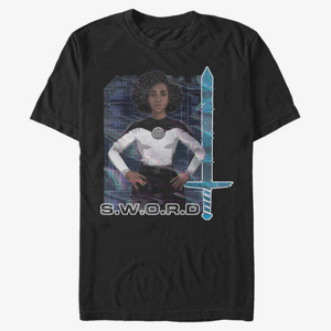 Queens Marvel WandaVision - Digital Wanda Unisex T-Shirt Black