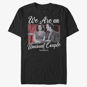 Queens Marvel WandaVision - Romantic Couple Unisex T-Shirt Black