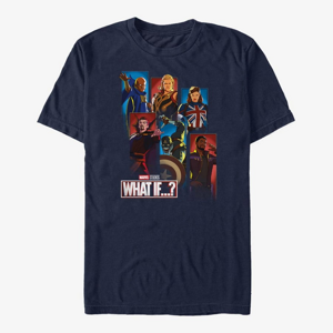 Queens Marvel What If‚Ä¶? - Panel Talls Unisex T-Shirt Navy Blue