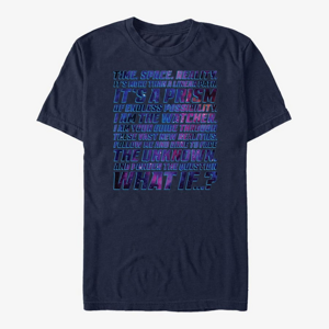Queens Marvel What If‚Ä¶? - Space Prism Unisex T-Shirt Navy Blue
