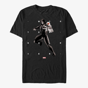Queens Marvel - Winter Soldier Shapes Unisex T-Shirt Black