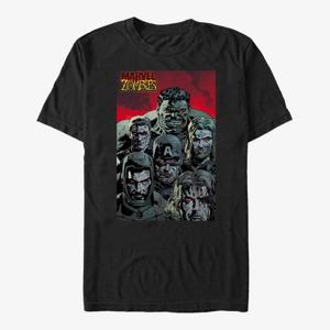 Queens Marvel - Zombie Groupshot Unisex T-Shirt Black