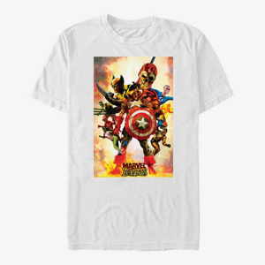 Queens Marvel - Zombie Poster Unisex T-Shirt White