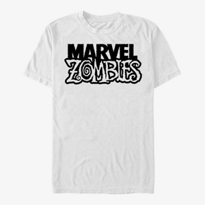 Queens Marvel - Zombies of Marvel Logo Unisex T-Shirt White