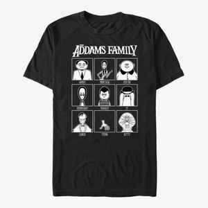 Queens MGM The Addams Family - Addams Family Yearbook Layout Unisex T-Shirt Black