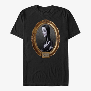 Queens MGM The Addams Family - Morticia Portrait Unisex T-Shirt Black
