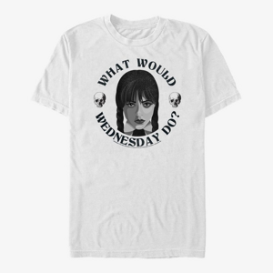 Queens MGM Wednesday - What Would Wednesday Do Unisex T-Shirt White