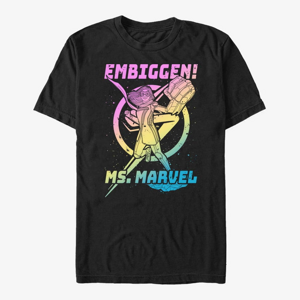 Queens Ms. Marvel - Gradient Marvel Unisex T-Shirt Black