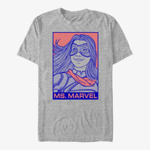 Queens Ms. Marvel - Pop Ms Marvel Unisex T-Shirt Heather Grey
